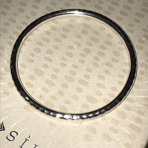 Silpada Hammered Sterling Silver Bangle